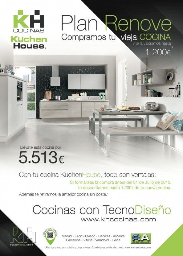 Promoción Plan Renove cocinas Ven a vernos y RENUEVA tu cocina con nosotros