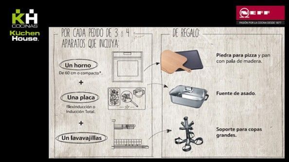 Promoción – Una cocina KuchenHouse-Neff con un pack de accesorios de regalo Promoción - Una cocina KuchenHouse-Neff con un pack de accesorios de regalo