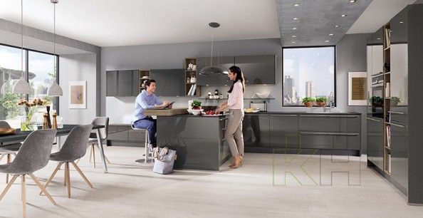 Estética pura y lineal de una Cocina de Diseño Kuchen House Estética pura y lineal de una Cocina de Diseño Kuchen House