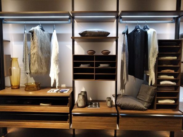 diseño vestidor moderno madera kuchenhouse